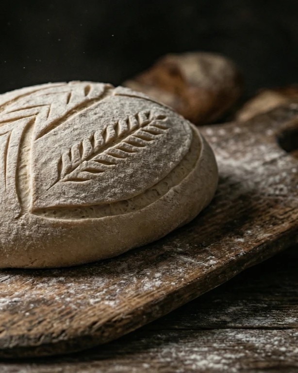 Pá de madeira utilizada no forno de pedra